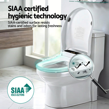 Hlpmedical Cefito Smart Electric Bidet Toilet Seat with LED display, heated dryer, and watermark for bathroom comfort and hygiene.