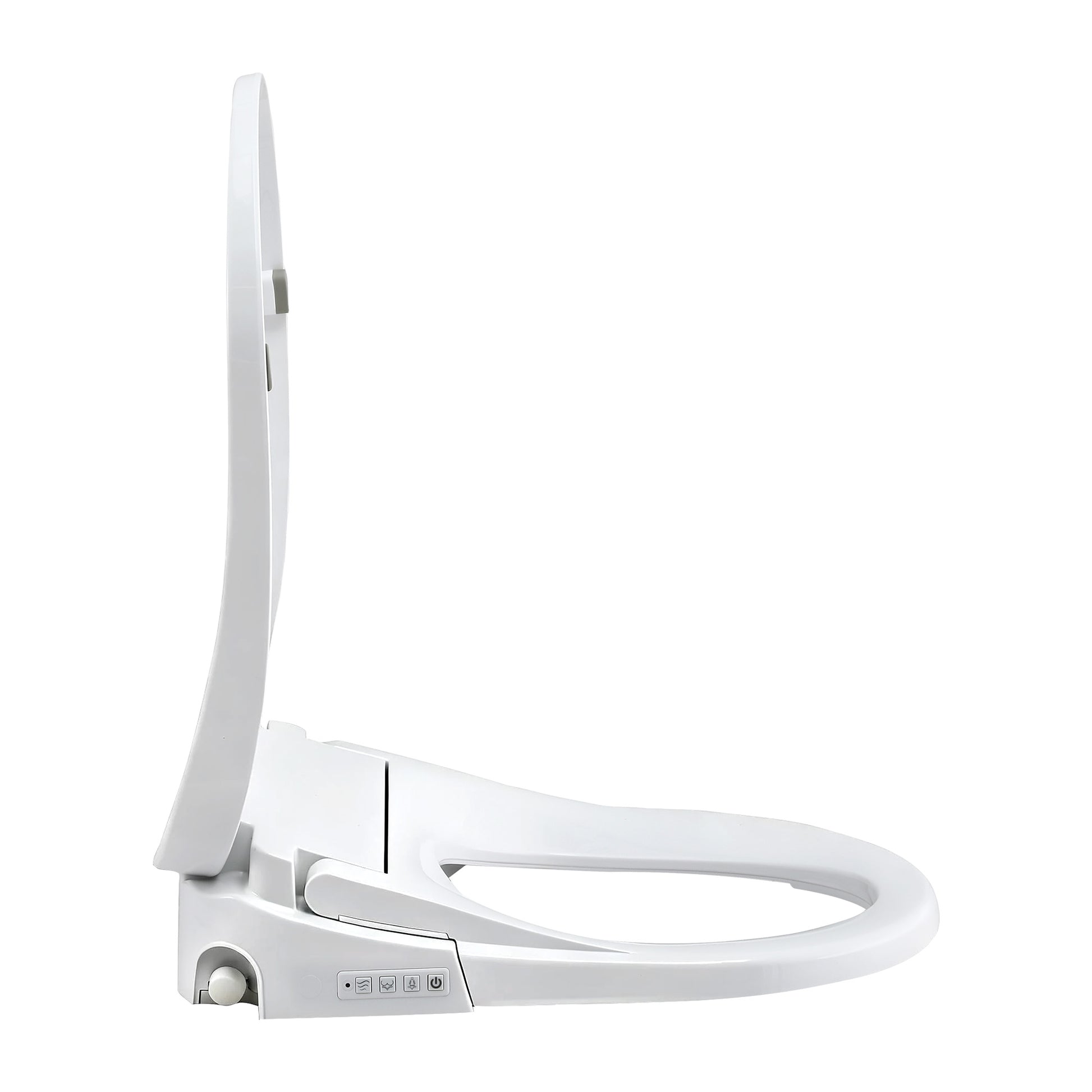 Cefito Smart Electric Bidet Toilet Seat by Hlpmedical with wireless remote, heated dryer, and auto wash feature in a bathroom.