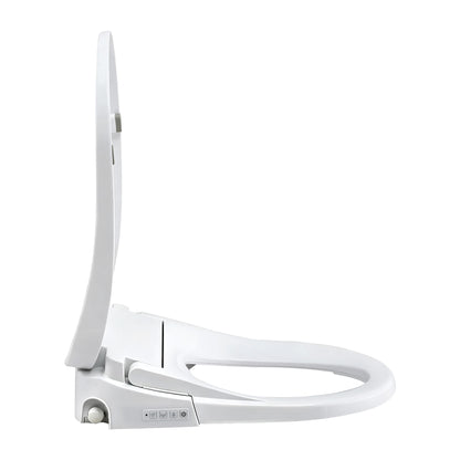 Cefito Smart Electric Bidet Toilet Seat by Hlpmedical with wireless remote, heated dryer, and auto wash feature in a bathroom.