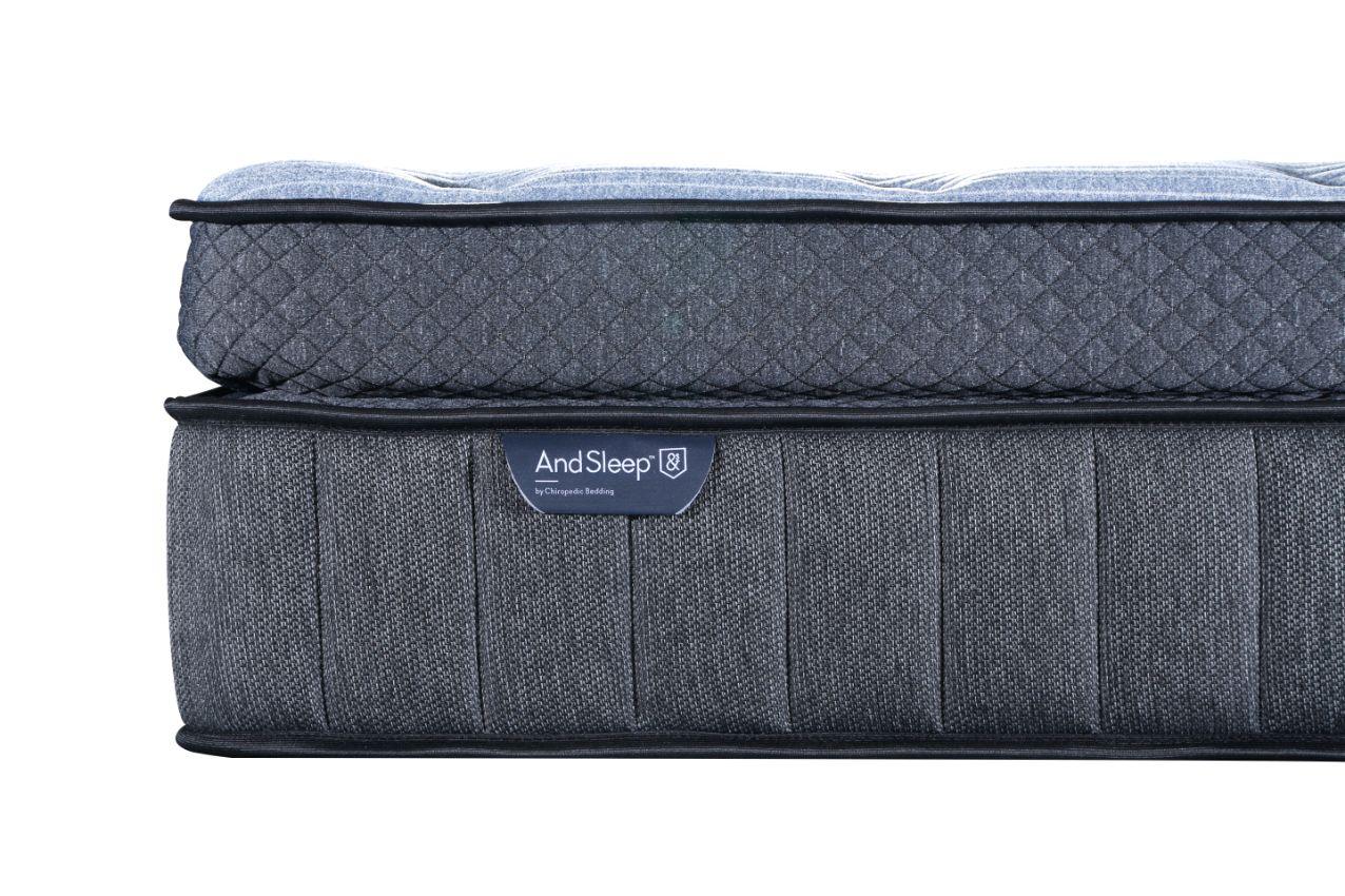 Hlpmedical And Sleep Prime King Mattress showing plush fabric surface and supportive design for comfortable sleep.