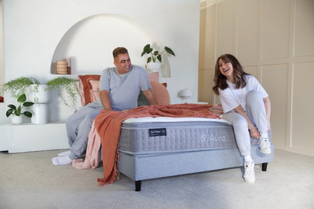 Hlpmedical And Sleep Aura Queen Mattress showing plush surface and supportive design for comfortable sleep.
