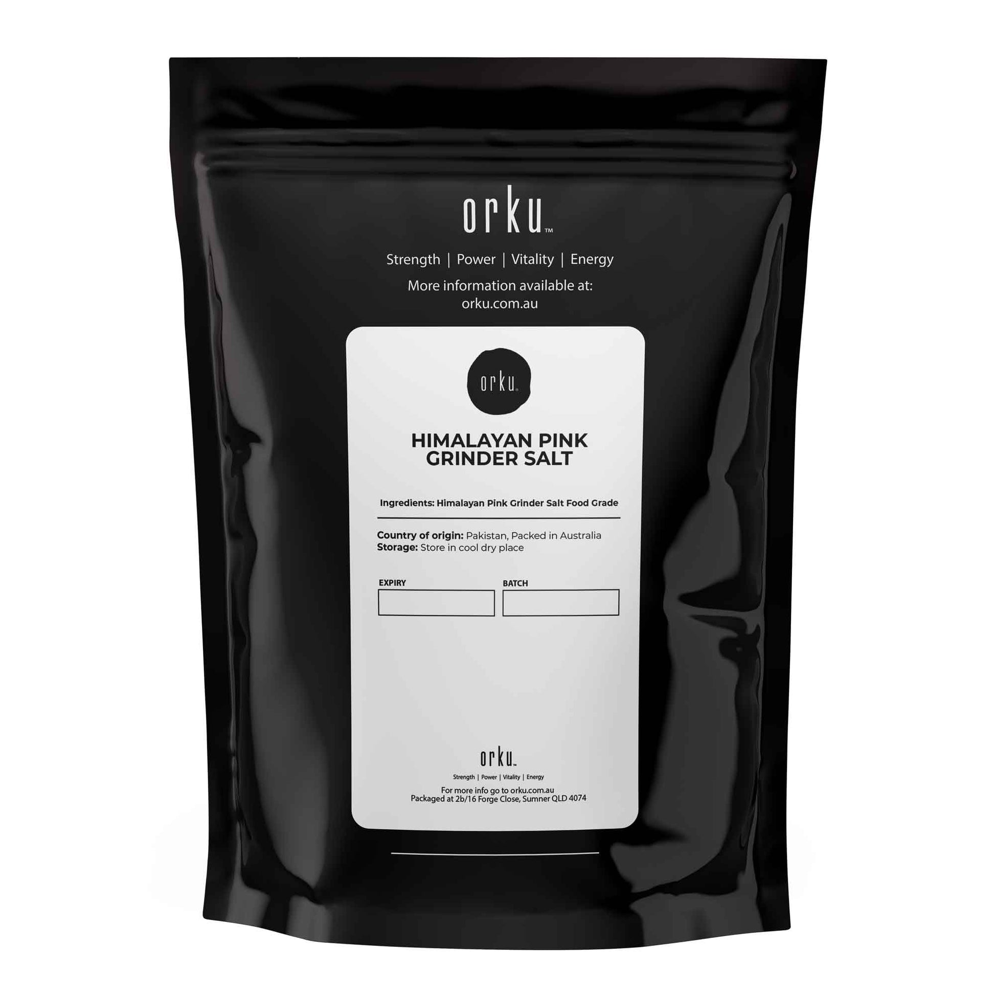 Hlpmedical Pink Himalayan bath salts in 200g natural crystal rocks for spa therapy and body scrubbing.