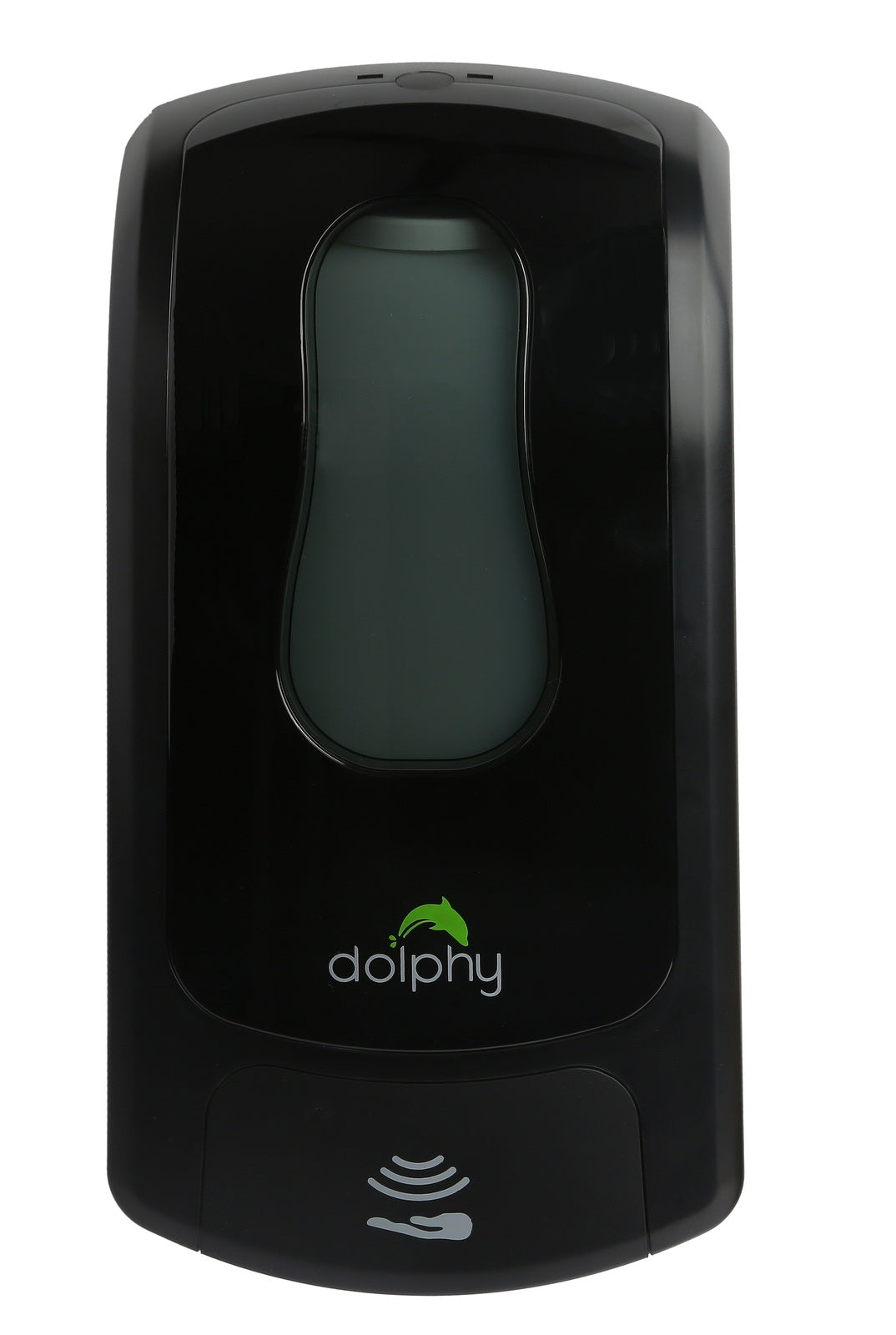 Hlpmedical black automatic soap sanitizer dispenser 1000ML for touchless hand washing in bathroom or kitchen.