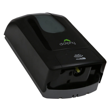 Hlpmedical automatic soap sanitizer dispenser in black, 1000ml, for touchless hand hygiene in bathroom or kitchen settings.