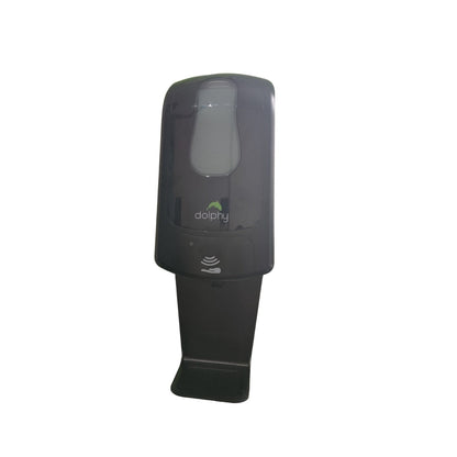 Black Hlpmedical automatic soap and sanitizer dispenser with 1000ML capacity, ideal for touchless hand hygiene in health and beauty settings.