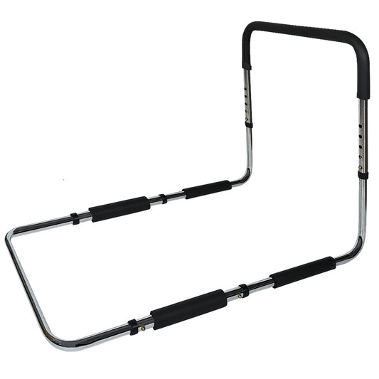 Hlpmedical Equipmed bed assist hand rail with soft grip handle, adjustable support aid for seniors, 125kg capacity, bedside use