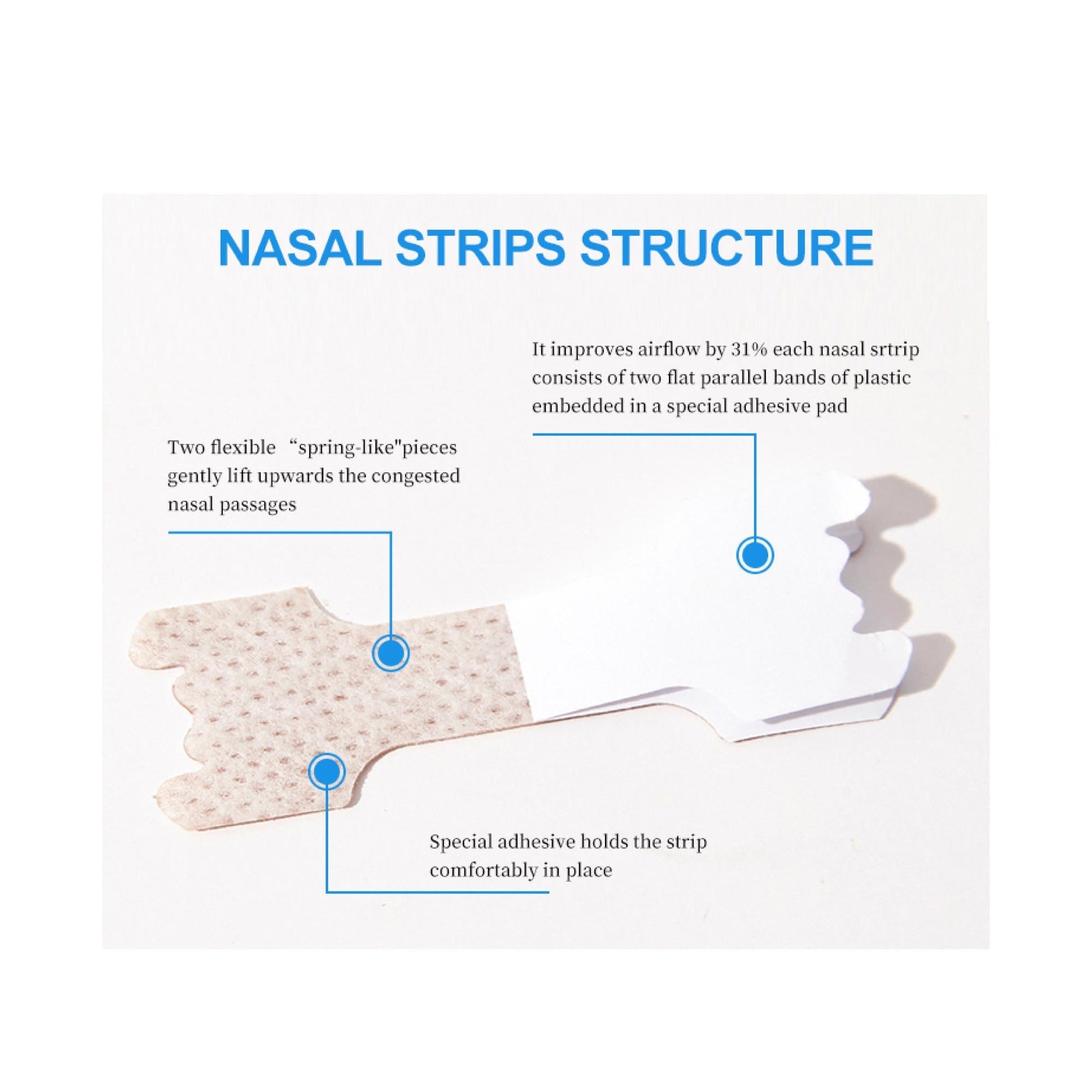 Hlpmedical 200x anti snore nasal strips for improved sleep and breathing, designed to reduce snoring and enhance rest.