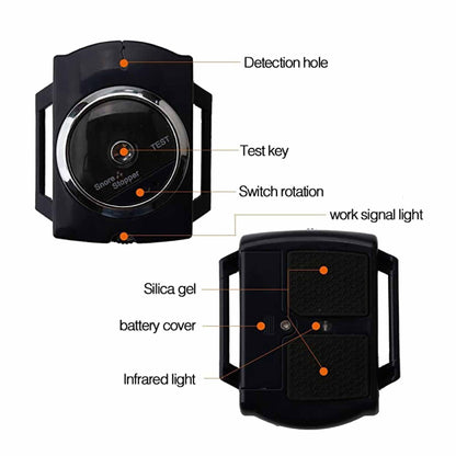 Hlpmedical anti-snoring aid stop watch wristband for sleep breathing improvement, designed to reduce snoring during sleep.