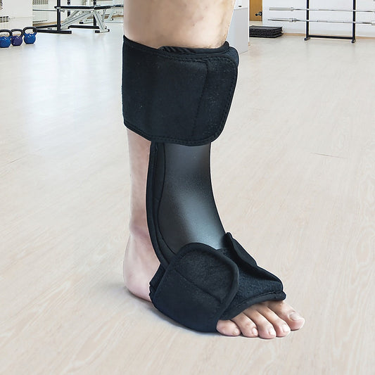 Hlpmedical nighttime plantar fasciitis sleep support brace with adjustable splint, fits foot sizes 40-45 for comfort and pain relief.