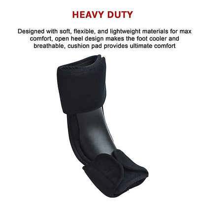 Hlpmedical plantar fasciitis sleep support brace with adjustable splint for size 40-45, designed to relieve foot pain overnight.