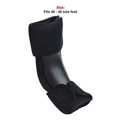 Hlpmedical night plantar fasciitis sleep support brace with adjustable splint for foot pain relief, fits size 40-45.