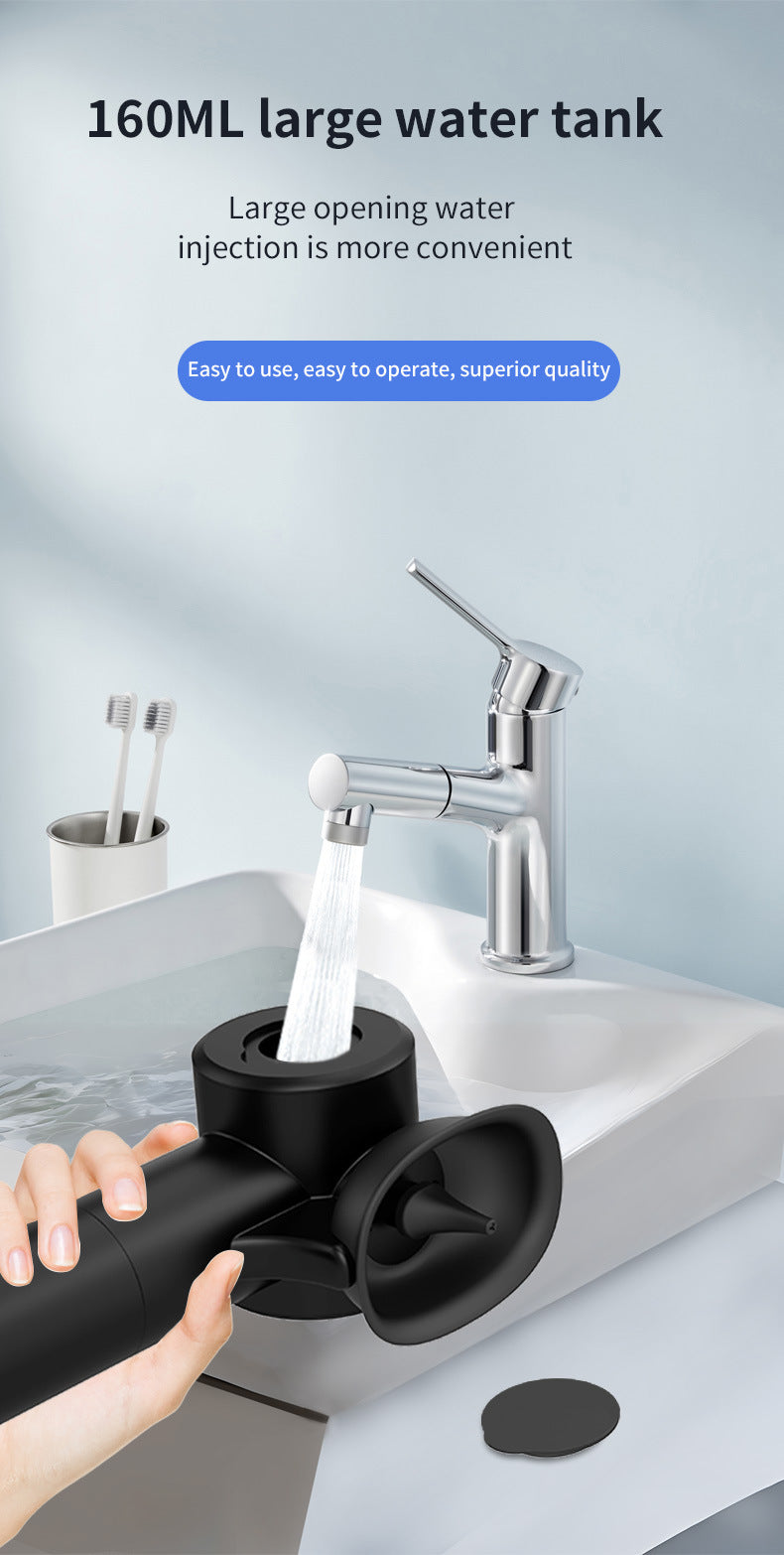 Hlpmedical electric ear wax removal system with 5 modes, USB-C, hot air drying, in white, for safe ear cleaning and irrigation.