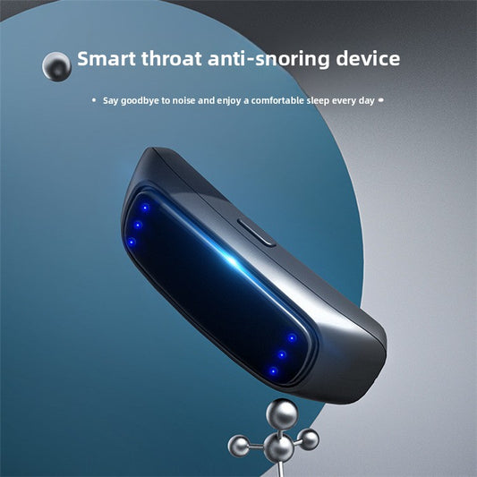 Black Hlpmedical smart anti-snoring device with TENS pulse technology for quieter sleep, designed for health and wellness.