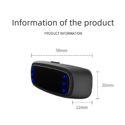 Black Hlpmedical anti-snoring device with TENS pulse technology for quieter sleep, designed to reduce snoring and improve rest.