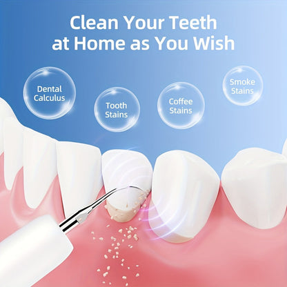 Hlpmedical electric rechargeable tooth cleaner with LED light and five modes for effective dental hygiene.