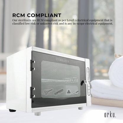 Hlpmedical Orku 10L UV sterilizer box for salon tools, sanitizing beauty equipment and wellness accessories.
