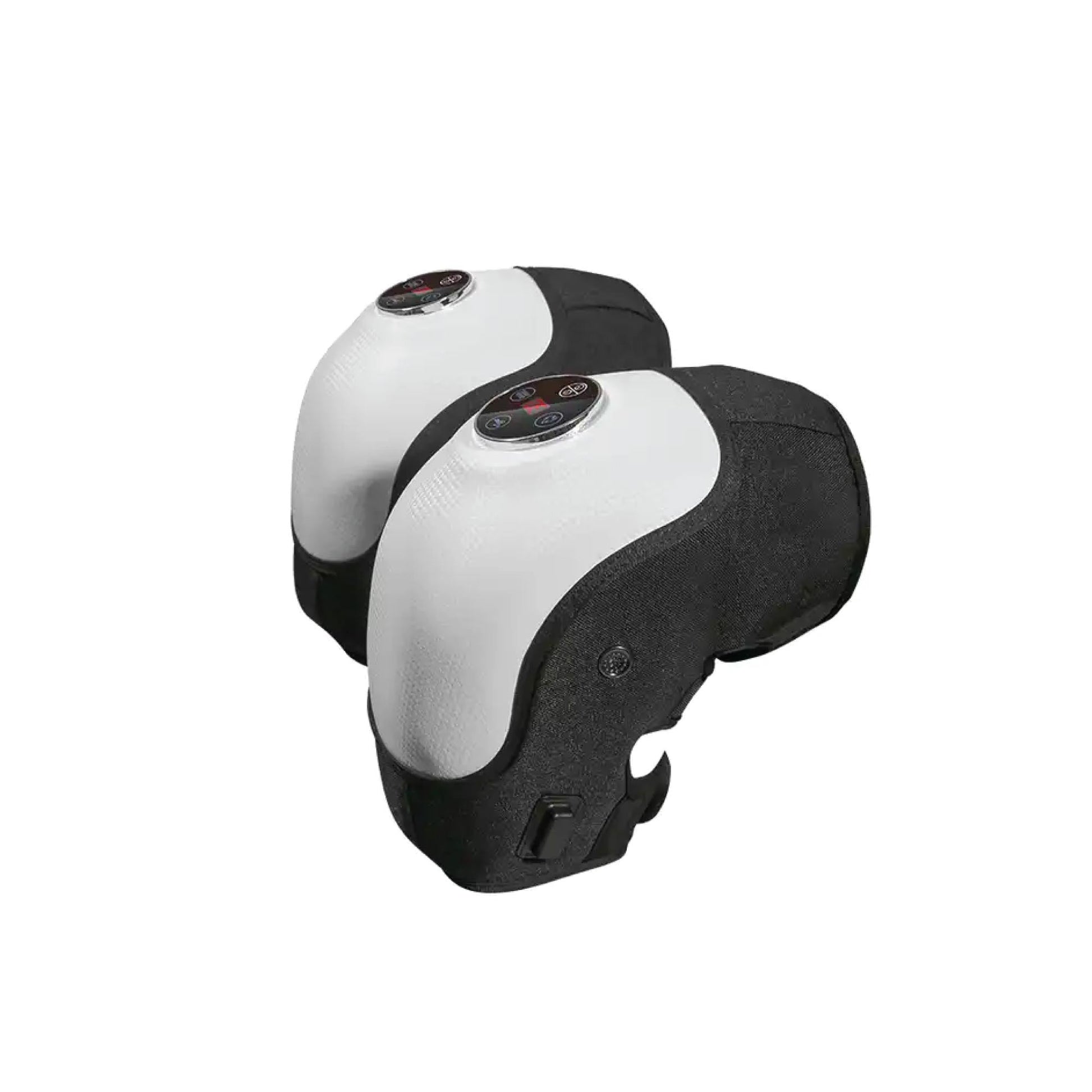 Hlpmedical electric knee massager with air compression, heat, and vibration for pain relief and relaxation.
