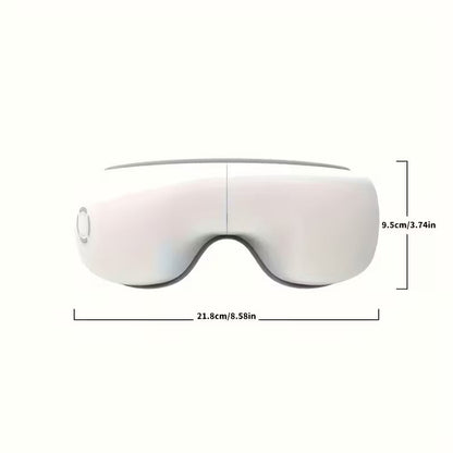 Hlpmedical 4D Portable Eye Massager with heat and music, designed for relaxing eye relief and stress reduction.