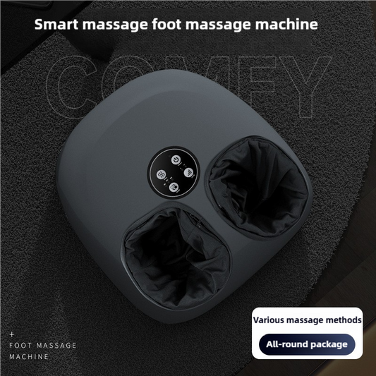 Hlpmedical compact foot massager with heat and timer, featuring deep kneading therapy for relaxation and foot pain relief.