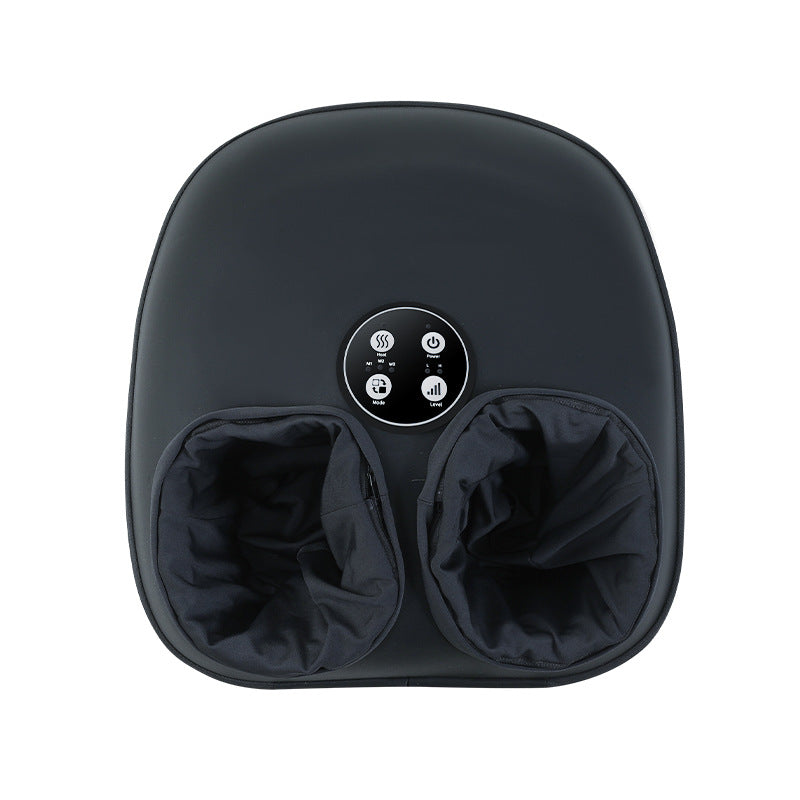 Hlpmedical compact foot massager with heat and timer, featuring deep kneading therapy for relaxation and pain relief.