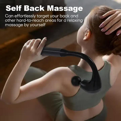 Hlpmedical electric deep tissue massage gun with adjustable speed and attachments for handheld back and muscle relaxation.