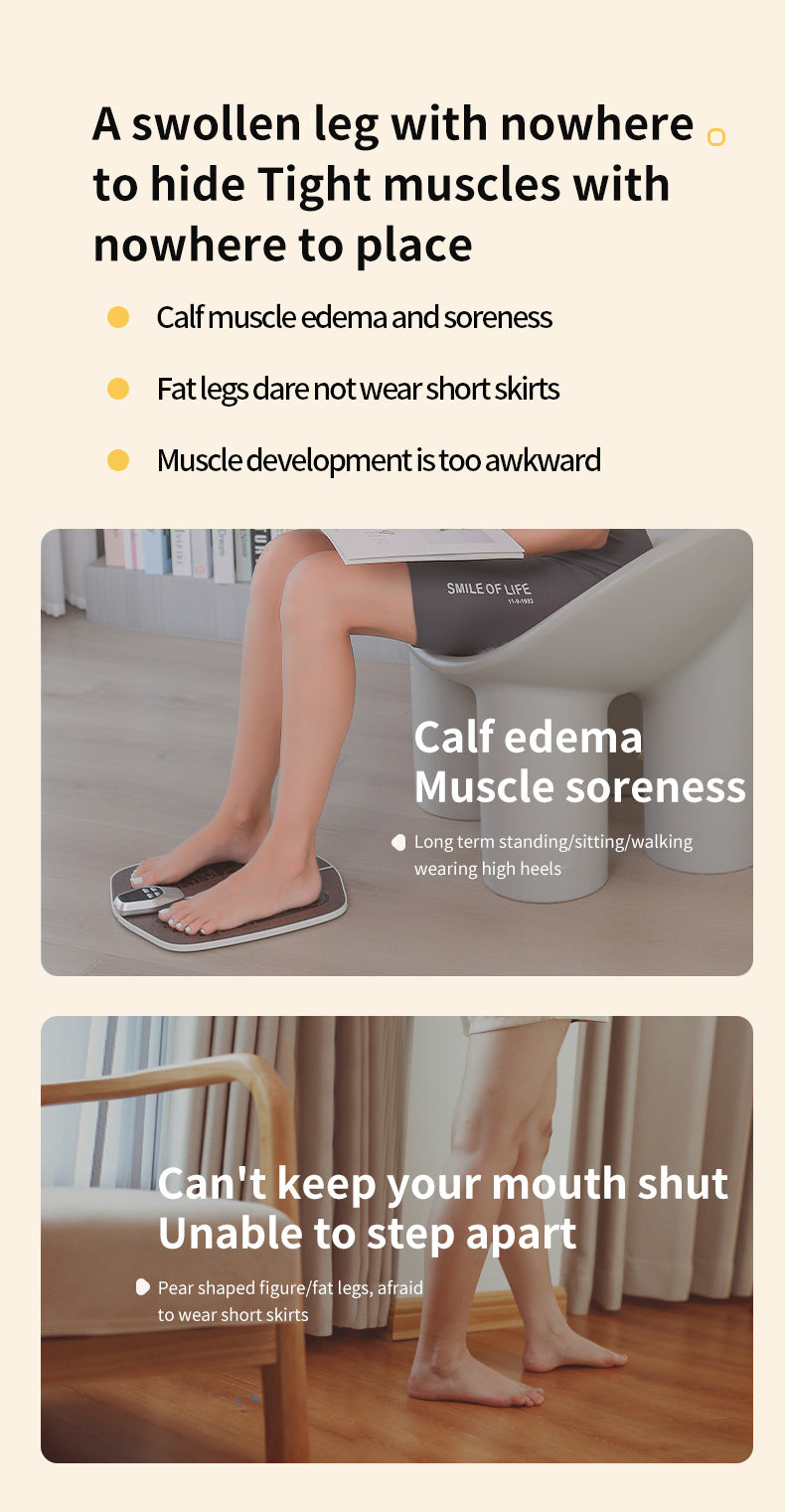 Hlpmedical electric foot massager mat with remote, LED display, 32 speeds, and 8 massage modes for relaxation and relief.