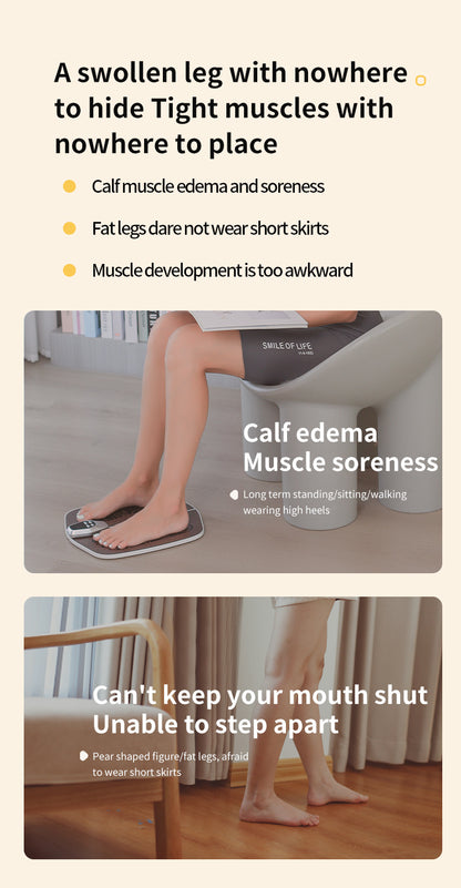 Hlpmedical electric foot massager mat with remote, LED display, 32 speeds, and 8 massage modes for relaxation and relief.