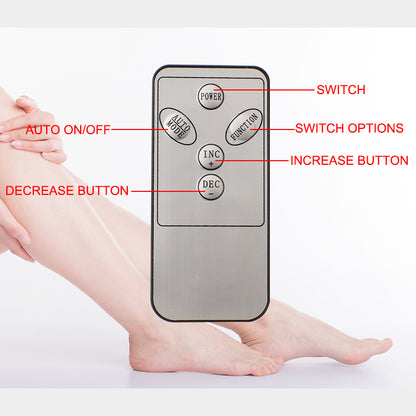 Hlpmedical electromagnetic foot massager with wave pulse massage machine for relaxing foot therapy and health benefits.