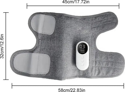 Hlpmedical cordless leg and calf massager with air compression, adjustable intensity, designed to improve blood circulation and relieve leg pain.