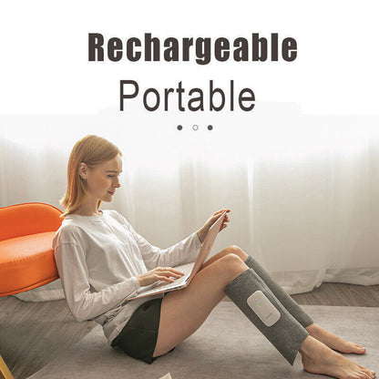 Hlpmedical leg massager with heated air compression for foot and calf massage, promoting circulation and muscle relaxation.