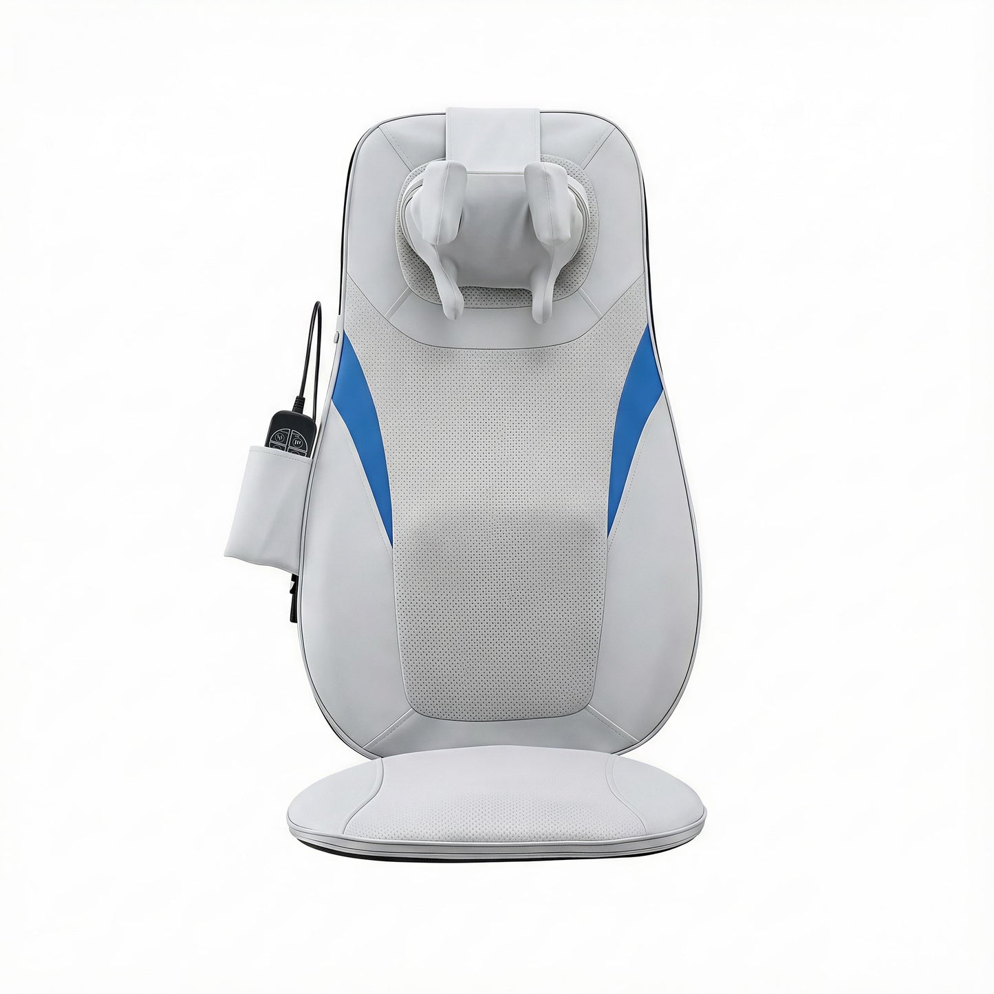 Hlpmedical Livemor full back massage cushion with 3D kneading and heating functions for relaxation and pain relief.
