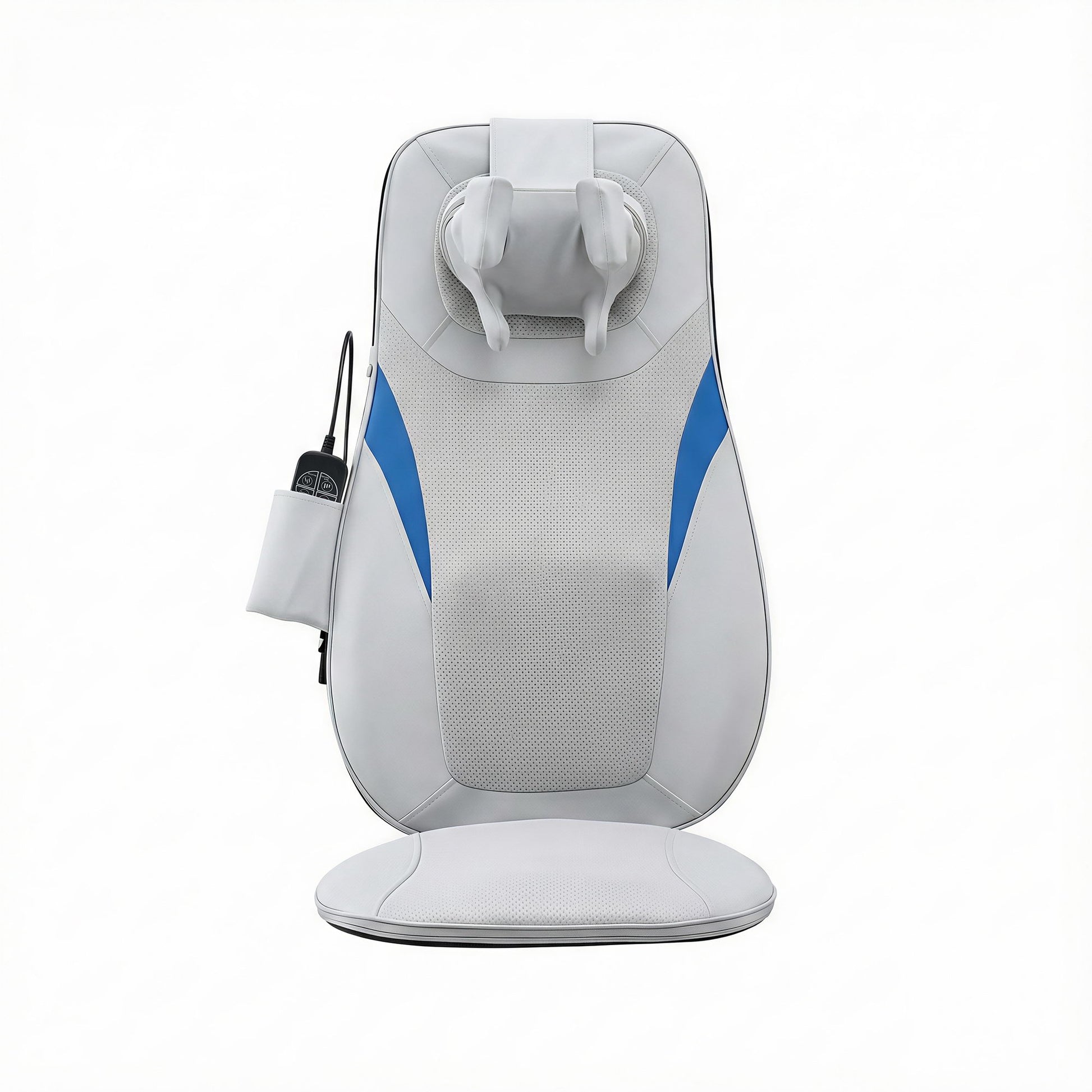 Hlpmedical Livemor full back massage cushion with 3D kneading and heating functions for relaxation and pain relief.