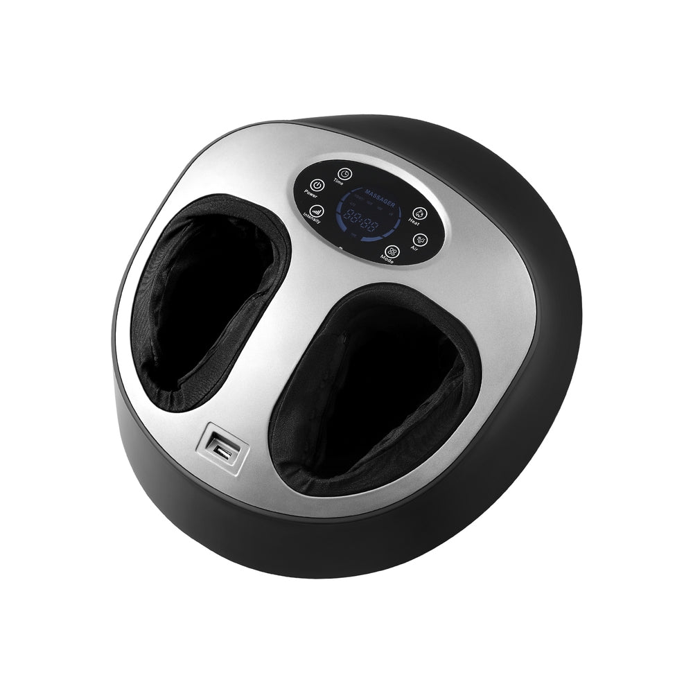 Hlpmedical Livemor heated foot massager with kneading nodes, electric foot massage device for relaxation and pain relief.