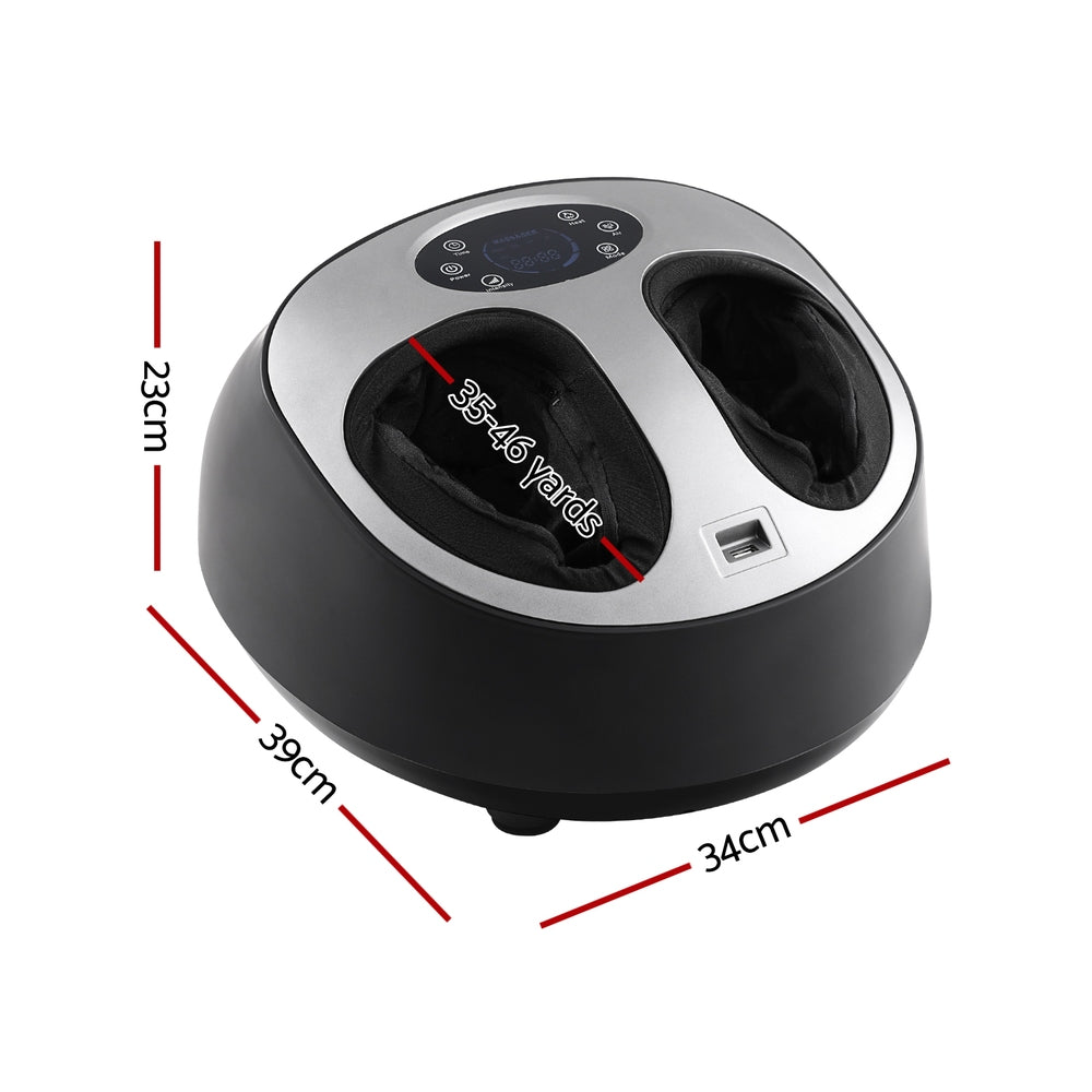 Hlpmedical Livemor heated foot massager with kneading and electric massage features for relaxation and foot health.