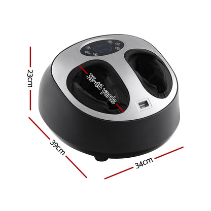 Hlpmedical Livemor heated foot massager with kneading and electric massage features for relaxation and foot health.