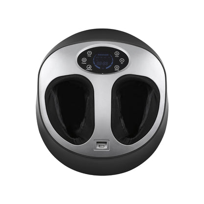 Hlpmedical Livemor heated foot massager with kneading and electric massage functions for relaxing foot therapy.