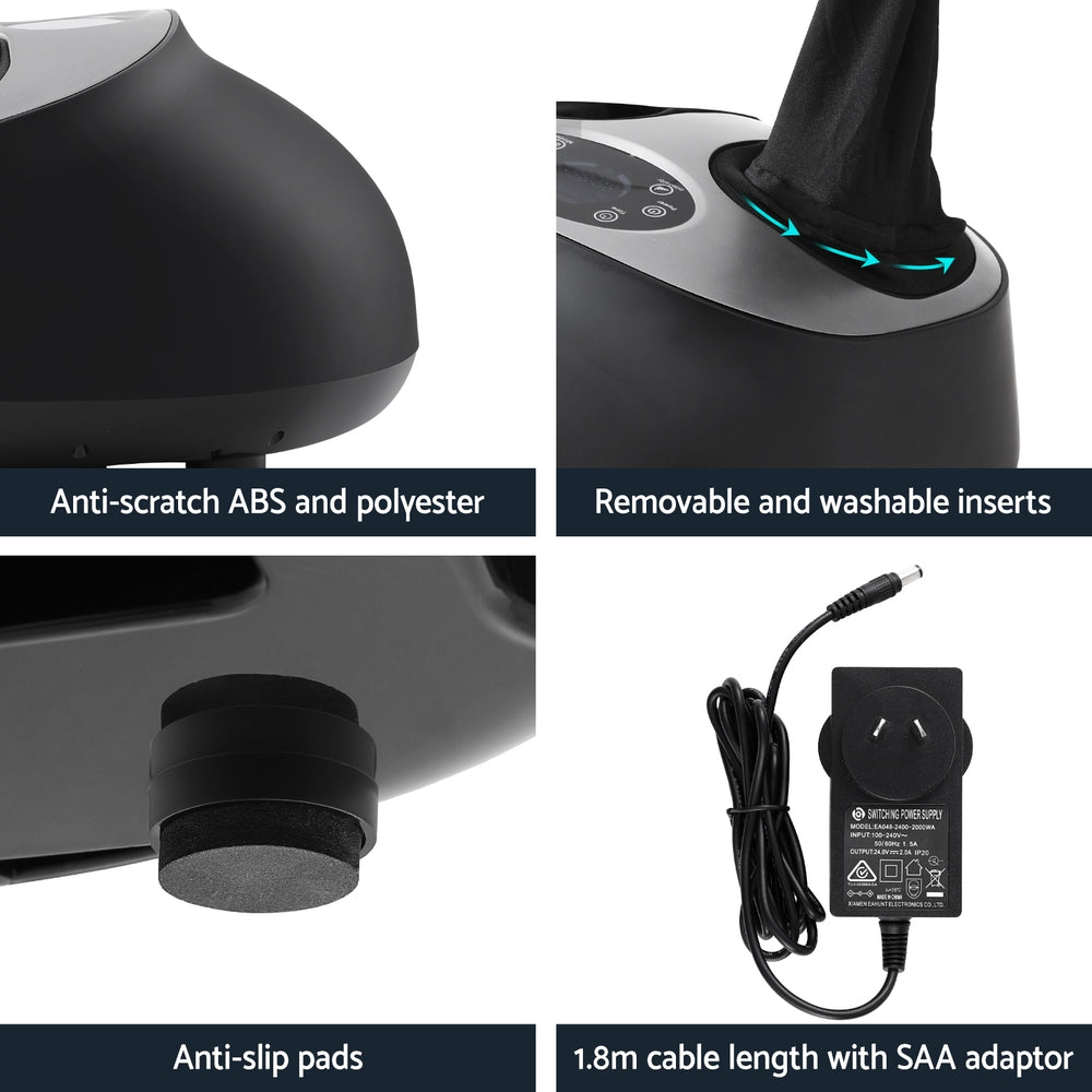 Livemor heated foot massager by Hlpmedical with kneading and electric massage features for relaxation and foot comfort.
