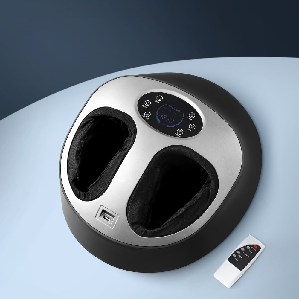 Hlpmedical Livemor heated foot massager with kneading and electric massage features for relaxation and foot comfort.