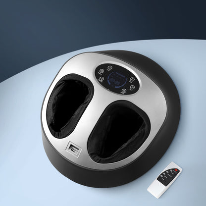 Hlpmedical Livemor heated foot massager with kneading and electric massage features for relaxation and foot comfort.
