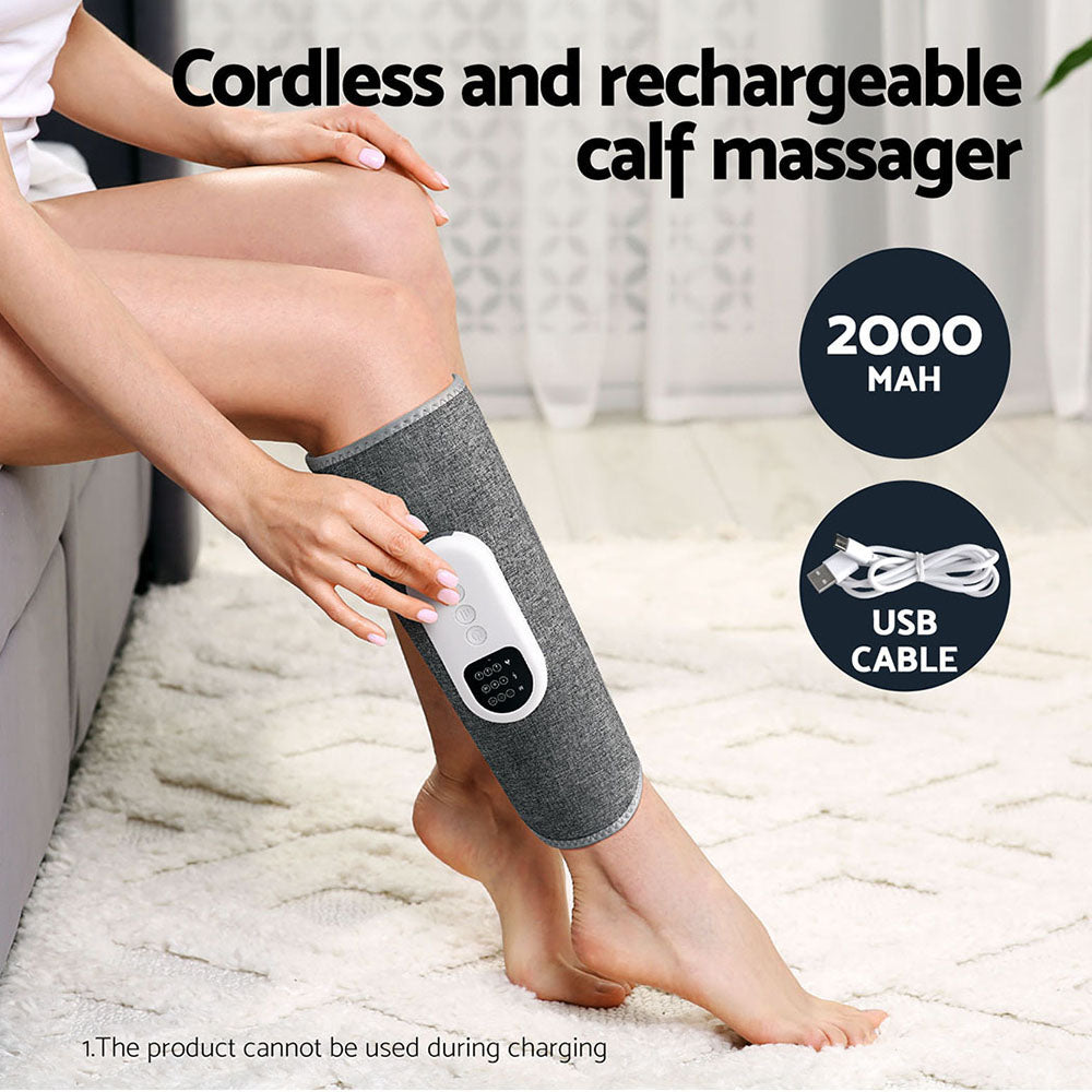Hlpmedical Livemor Leg Massager with heated air compression for calf relaxation and massage therapy.