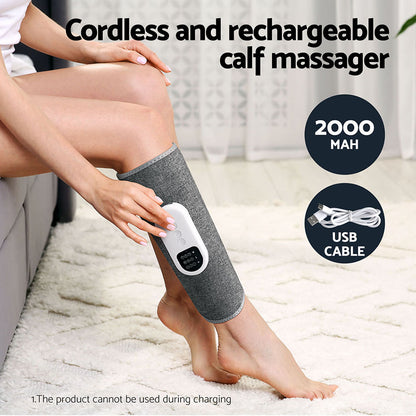 Hlpmedical Livemor Leg Massager with heated air compression for calf relaxation and massage therapy.