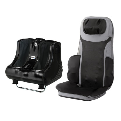 Hlpmedical Livemor massage cushion with heating, calf, and foot massager for relaxing health and beauty therapy.