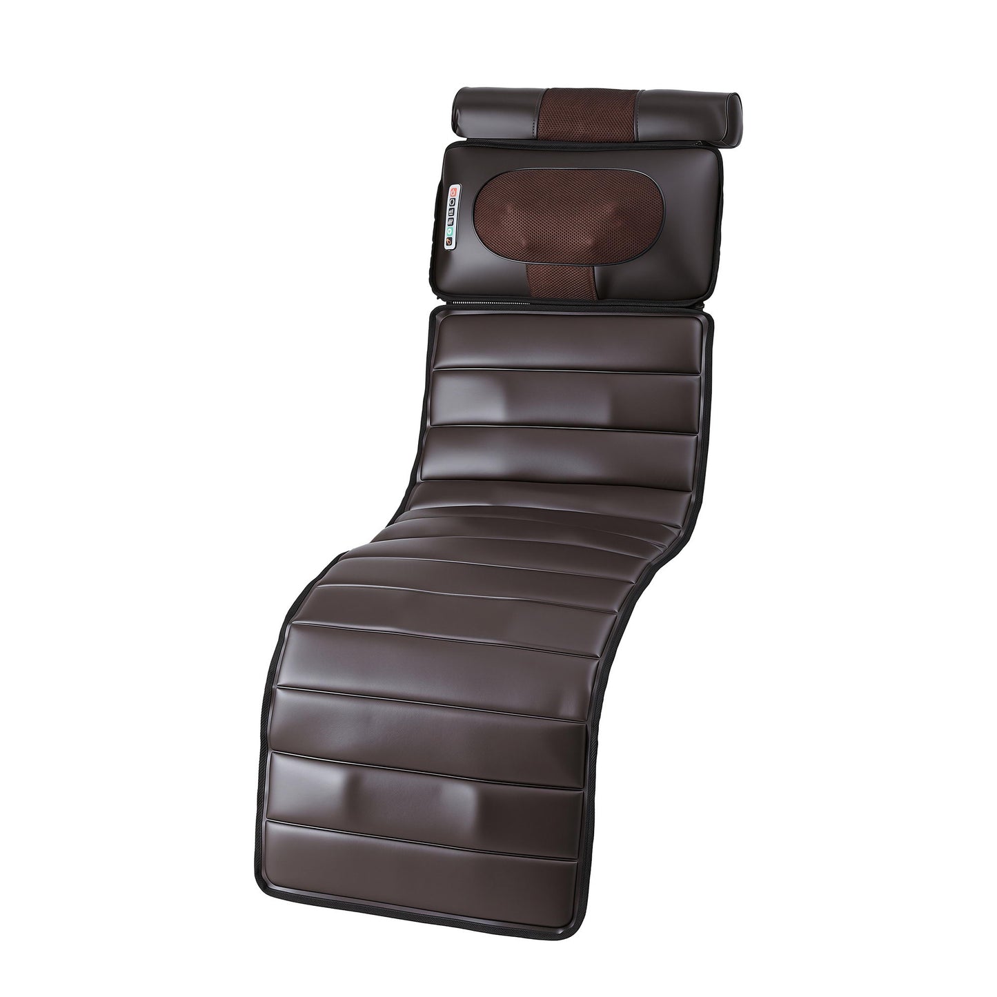Hlpmedical Livemor massage mat with kneading, heated vibration, and airbags for neck and foot relaxation.