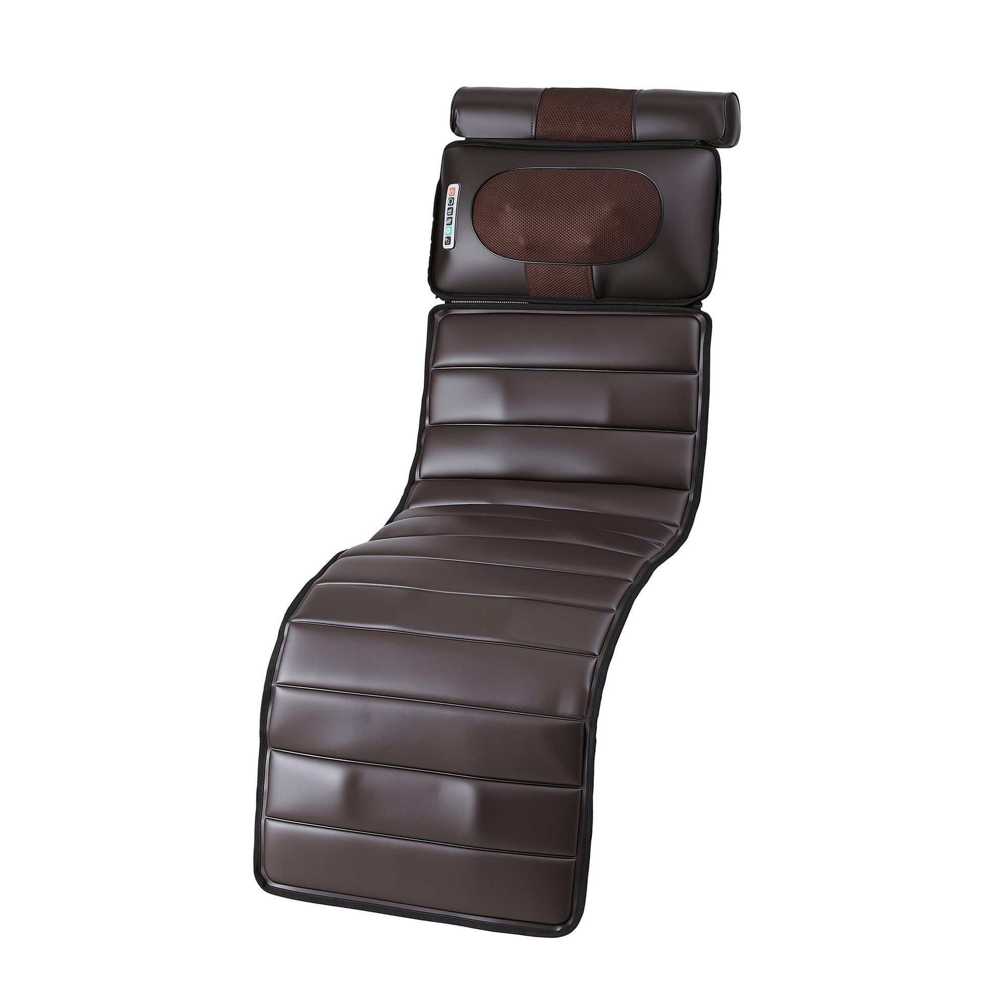 Hlpmedical Livemor massage mat with kneading, heated vibration, and airbags for neck and foot relaxation.