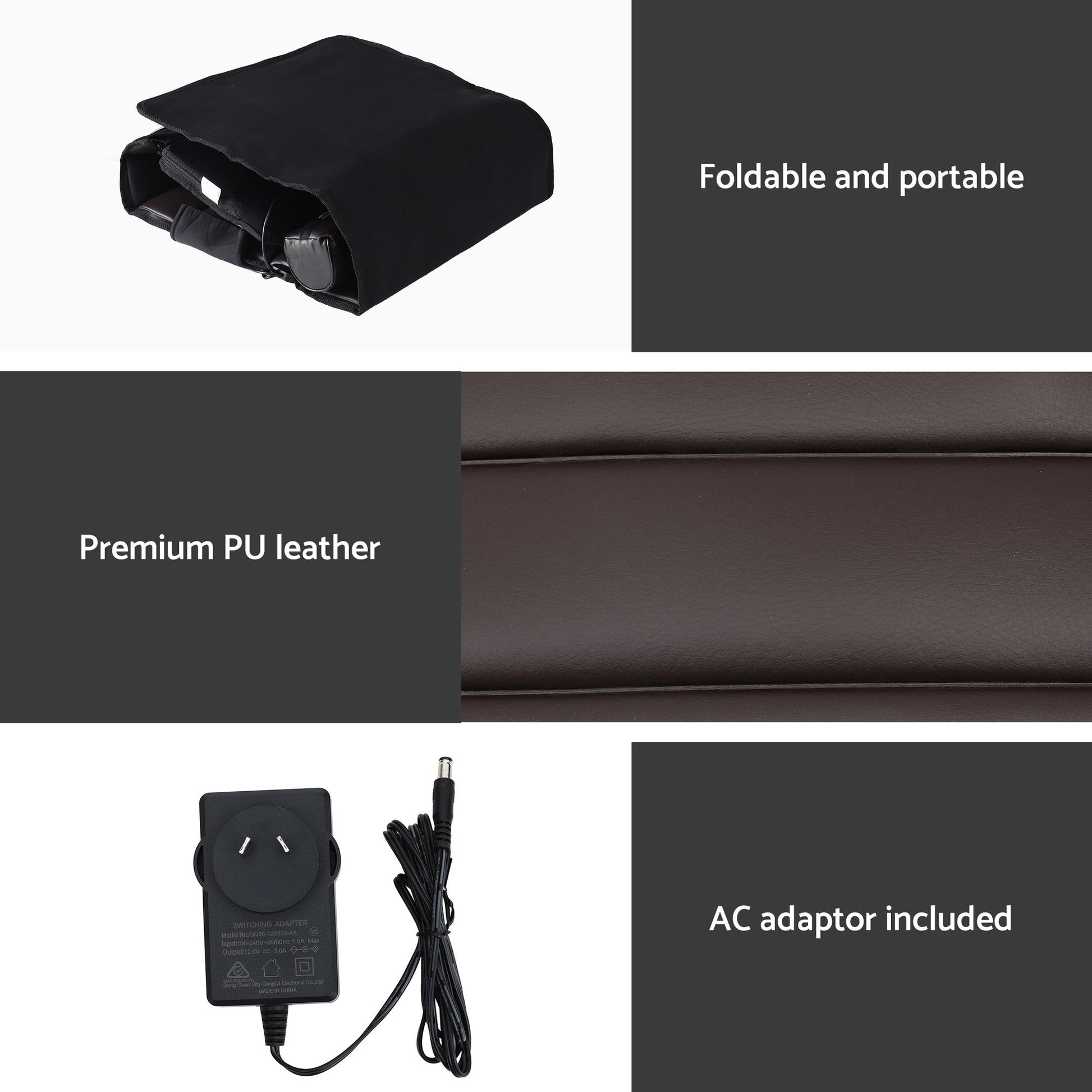 Hlpmedical Livemor Massage Mat with kneading, heated vibration, and airbags for neck and foot relaxation.