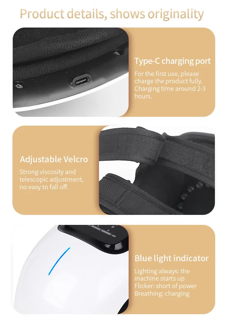 Hlpmedical wireless knee massager with heat therapy and vibration for relaxation and pain relief.