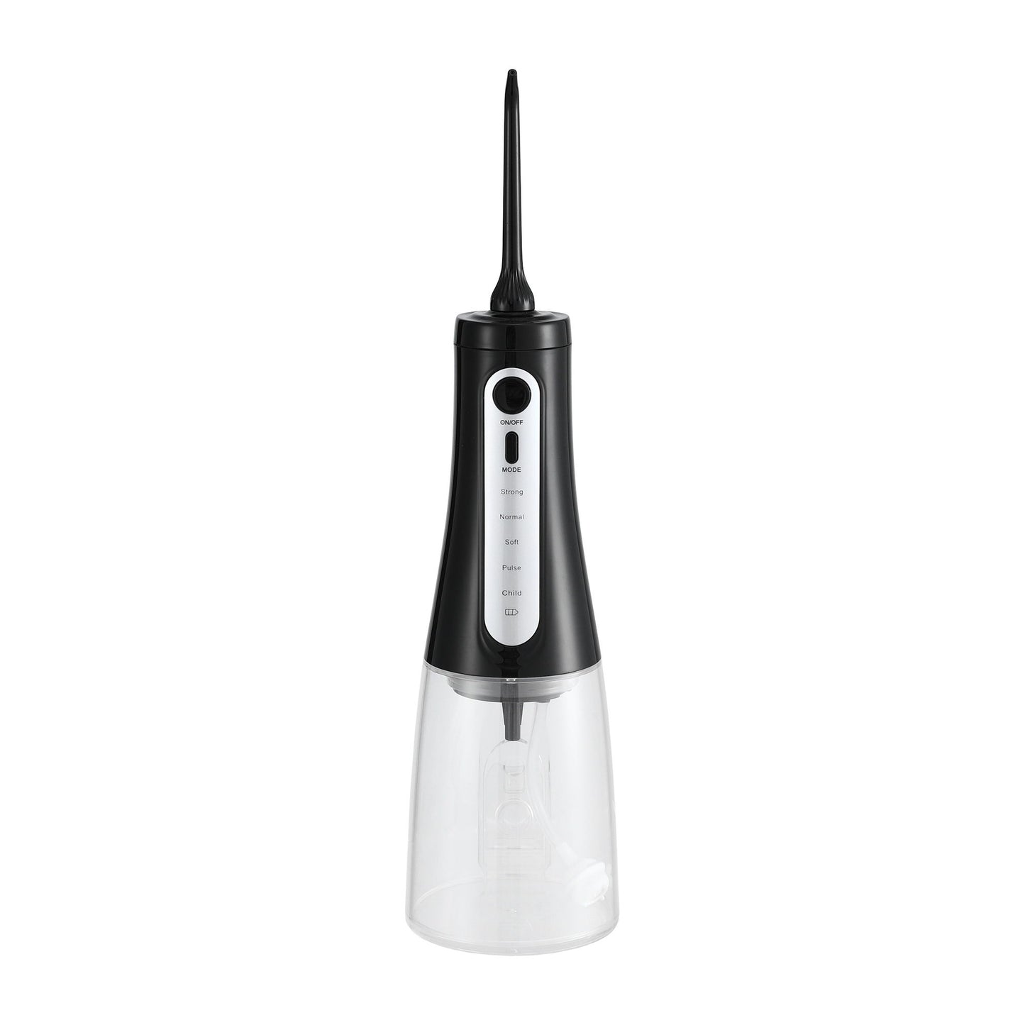Black Devanti cordless water flosser dental oral irrigator for effective oral care and improved dental hygiene.
