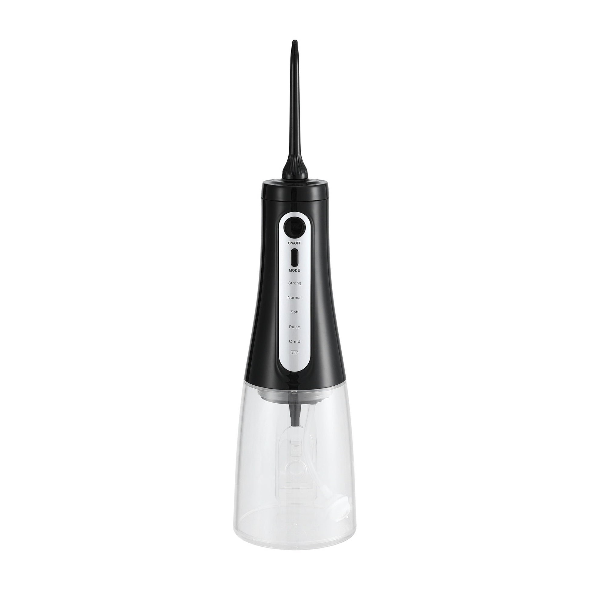 Black Devanti cordless water flosser dental oral irrigator for effective oral care and improved dental hygiene.
