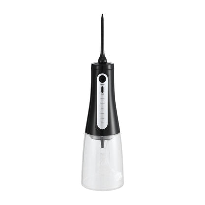 Black Devanti cordless water flosser dental oral irrigator for effective oral care and improved dental hygiene.