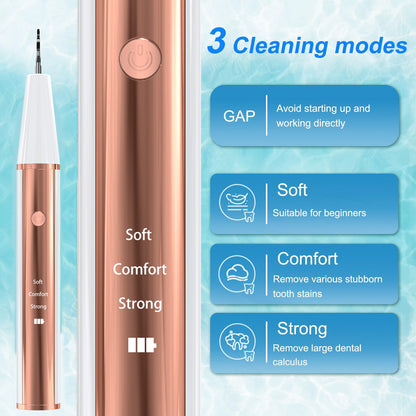 Hlpmedical ultrasonic dental scaler kit for home use, teeth cleaner and tartar remover with ergonomic design for oral health.